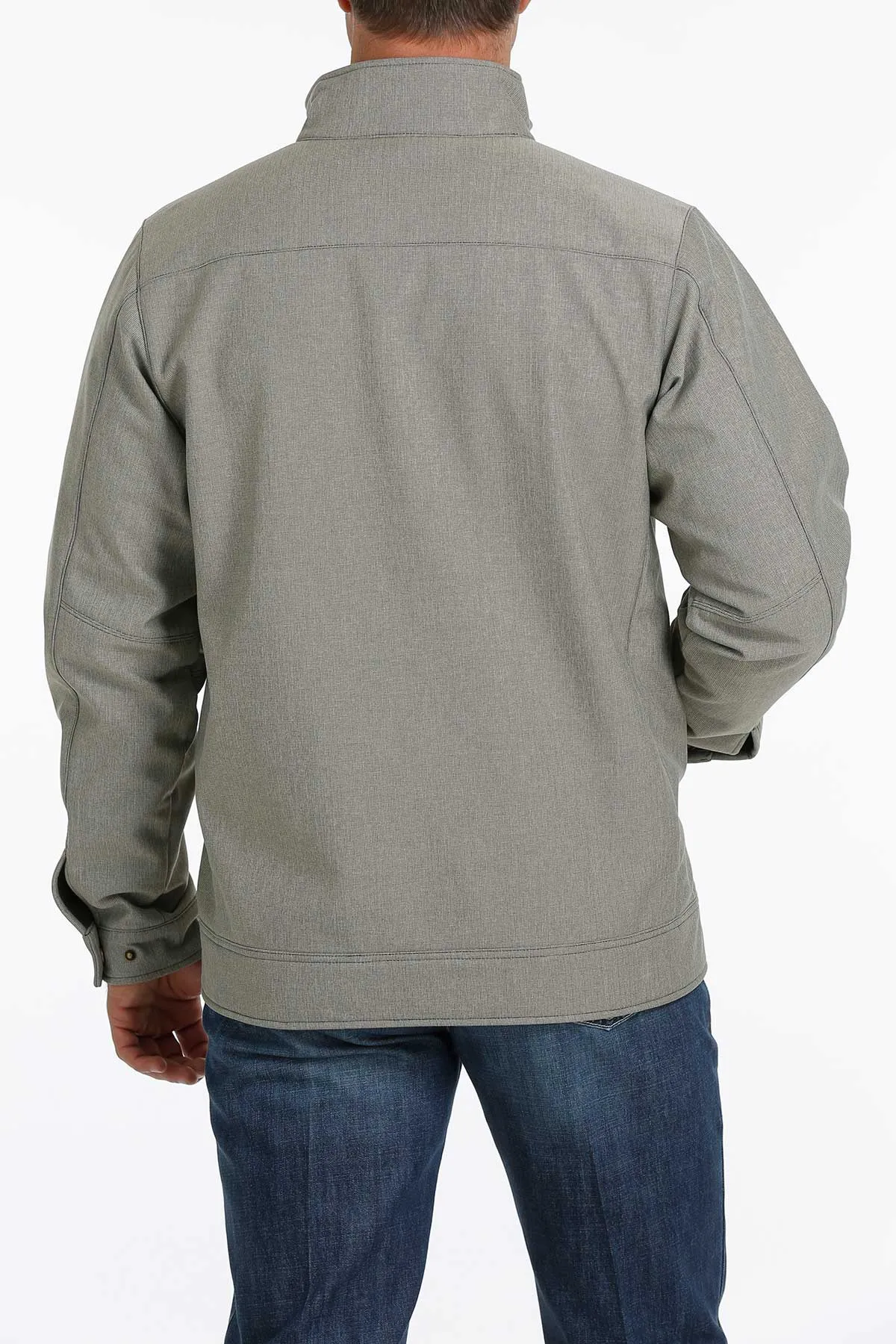 'Cinch' Men's Concealed Carry Bonded Logo Jacket - Stone