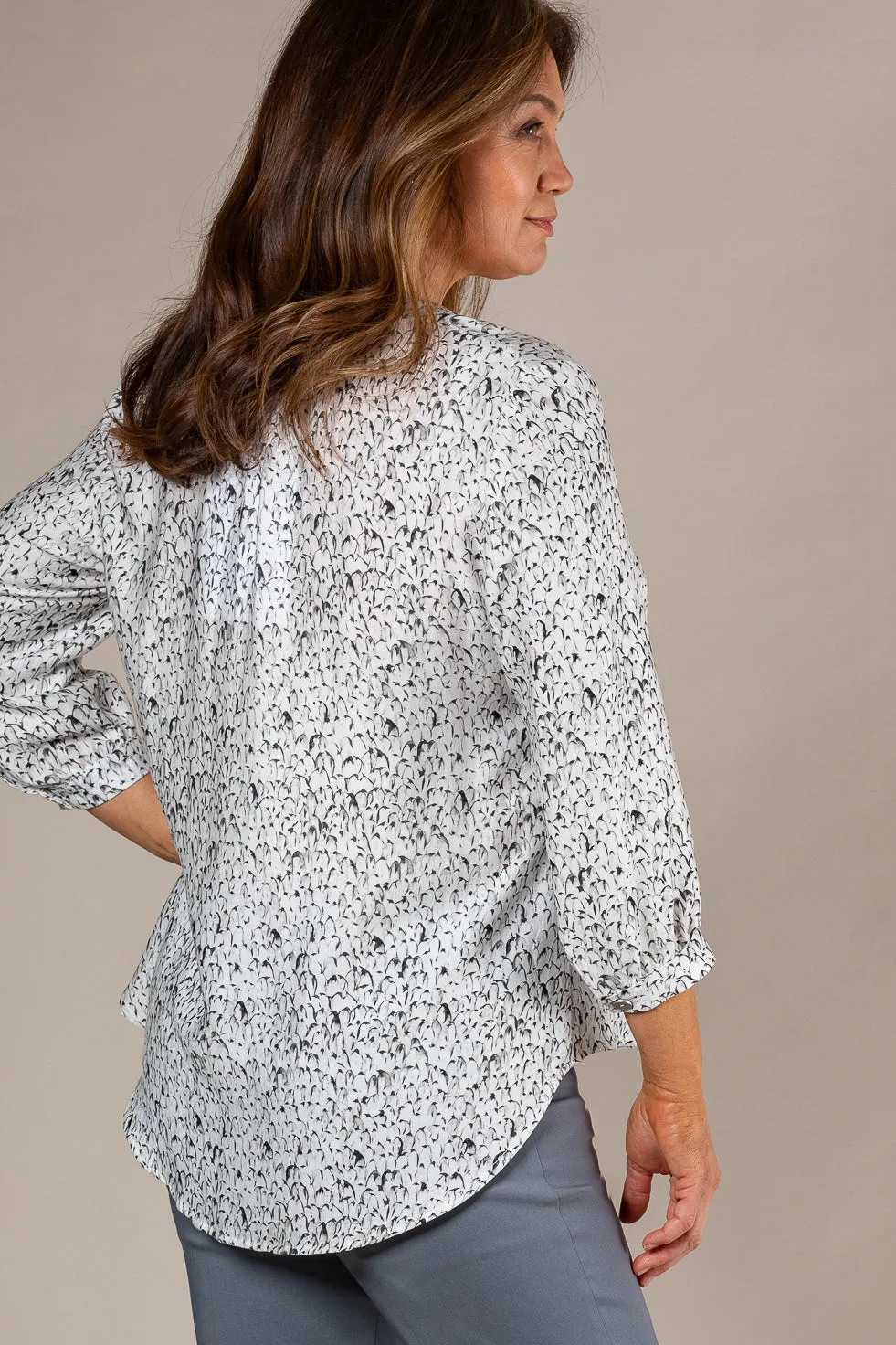 CONVERSATION PRINT TUNIC