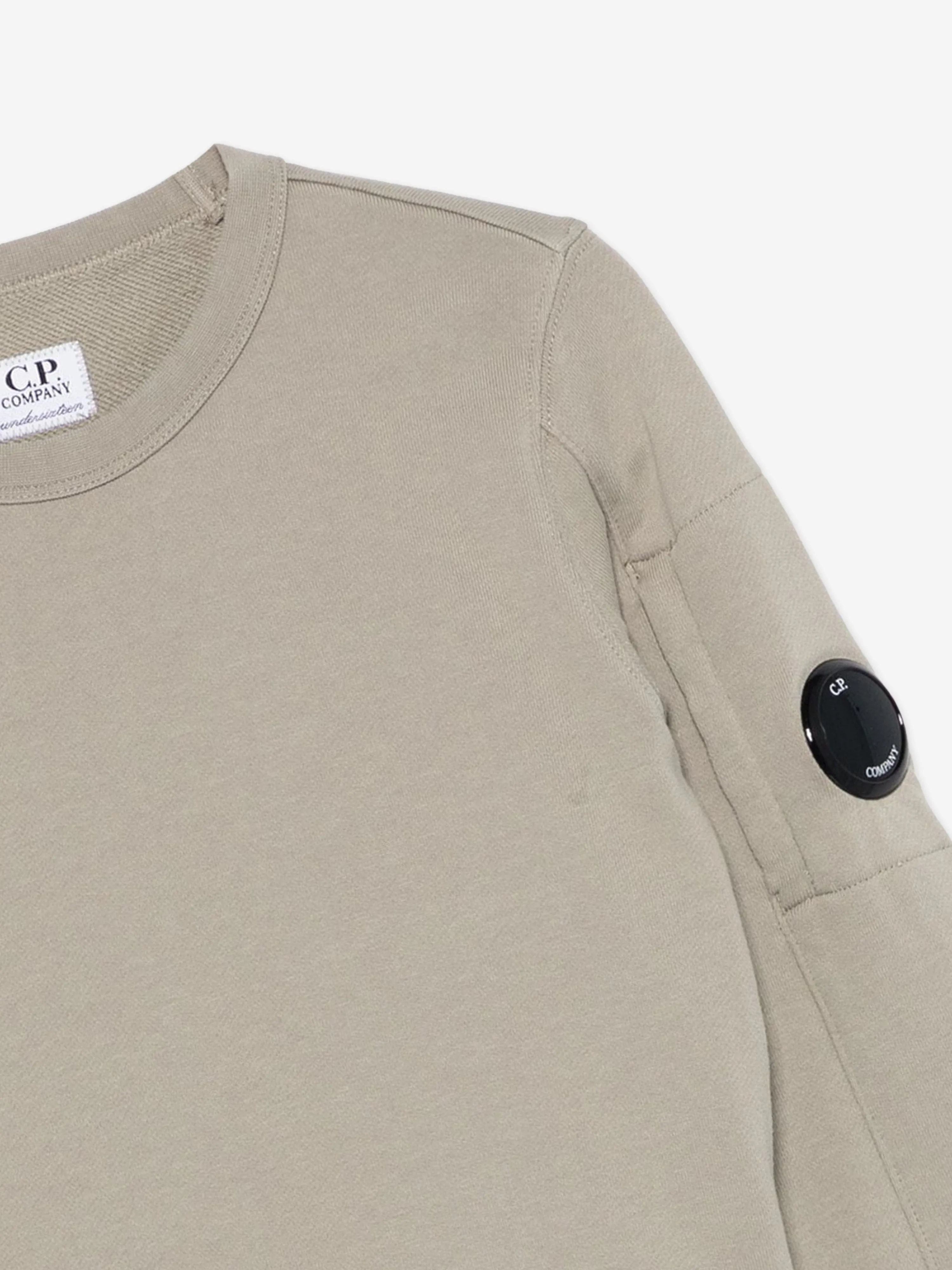 C.P. Company Boys Logo Sweatshirt in Green