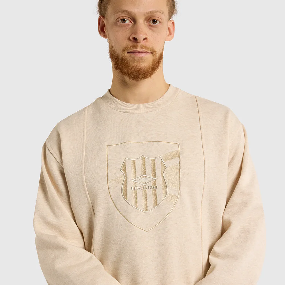 Crest Sweat - Oatmeal Marle