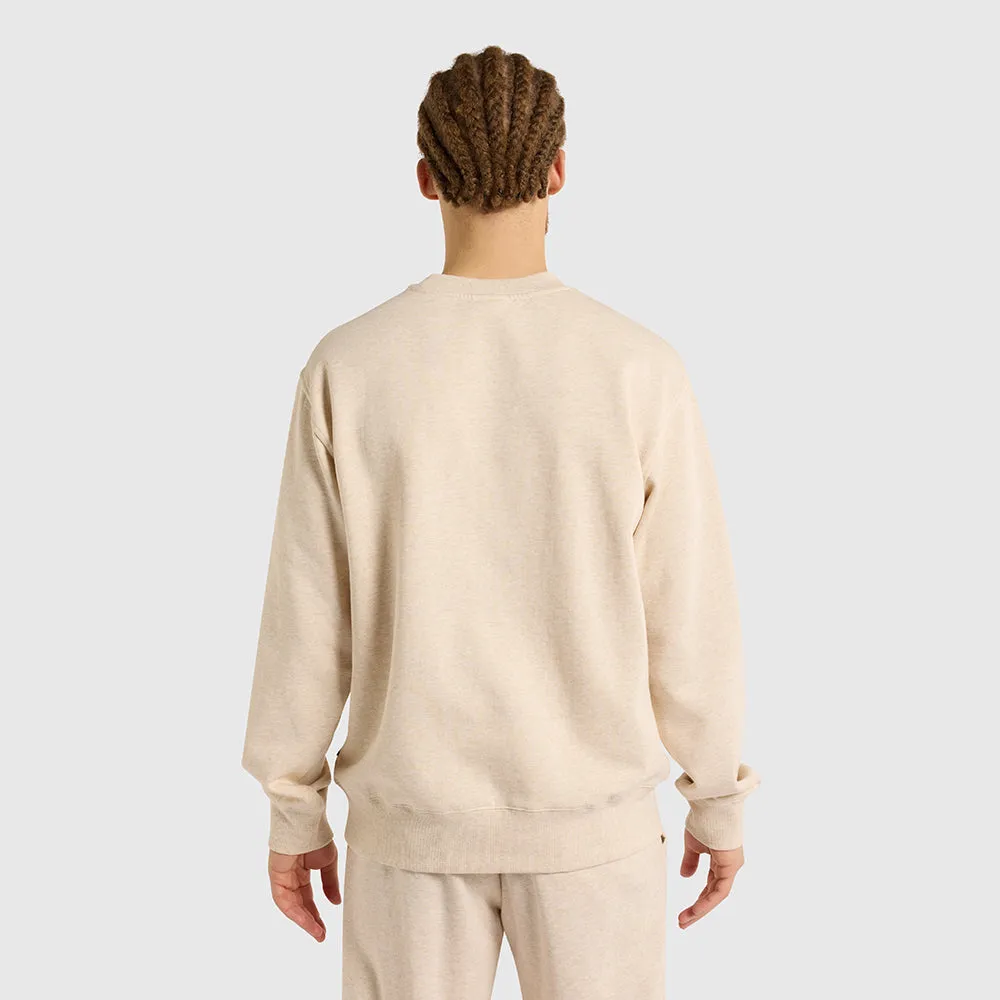 Crest Sweat - Oatmeal Marle