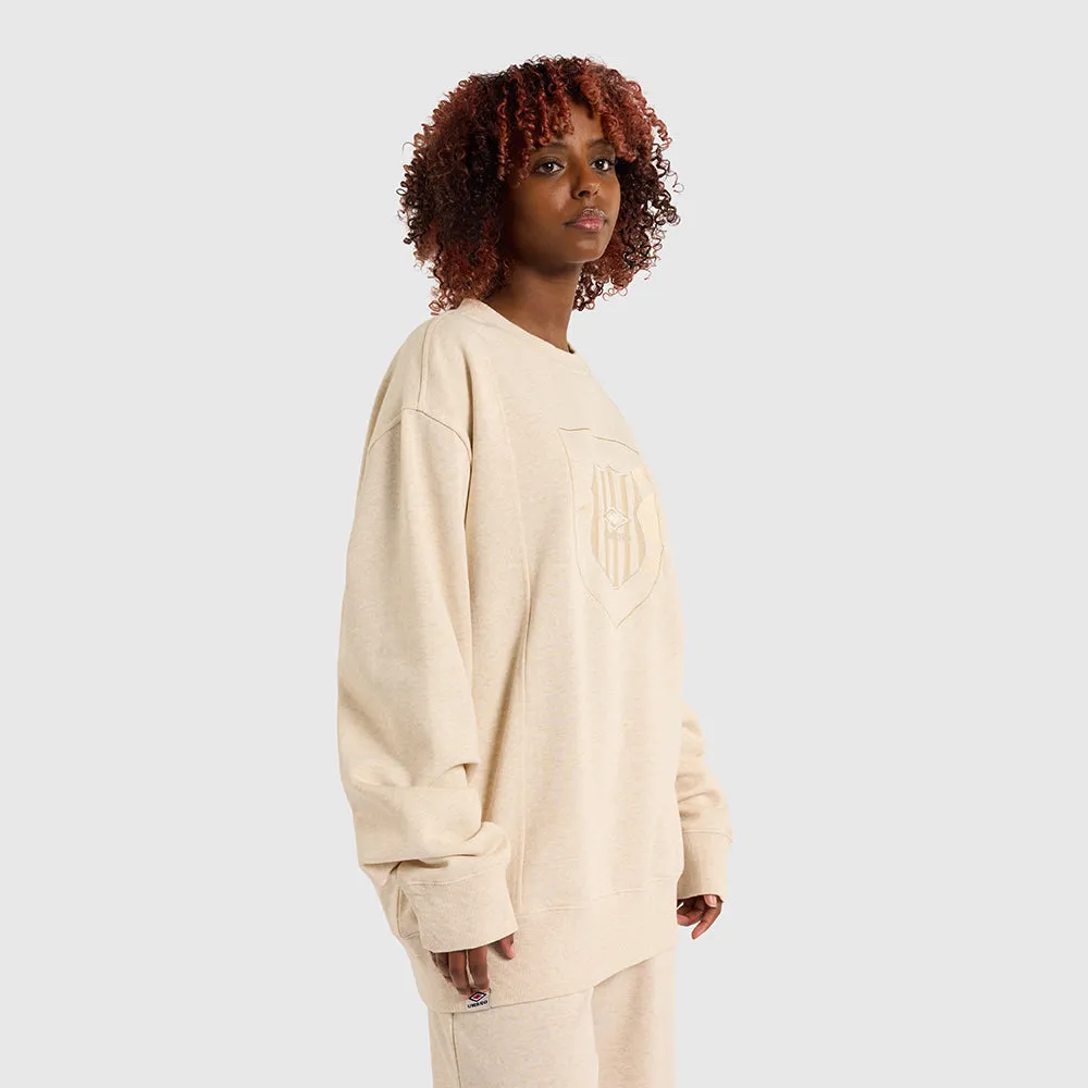 Crest Sweat - Oatmeal Marle