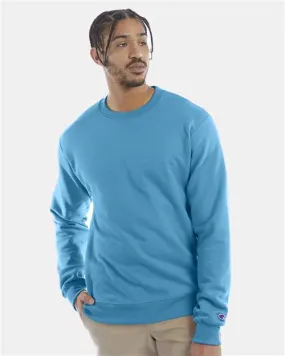 Custom Embroidered - Champion - Powerblend® Crewneck Sweatshirt - Tempo Teal - S600