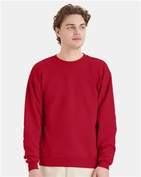 Custom Embroidered - Hanes - Ecosmart® Crewneck Sweatshirt - Deep Red - P160