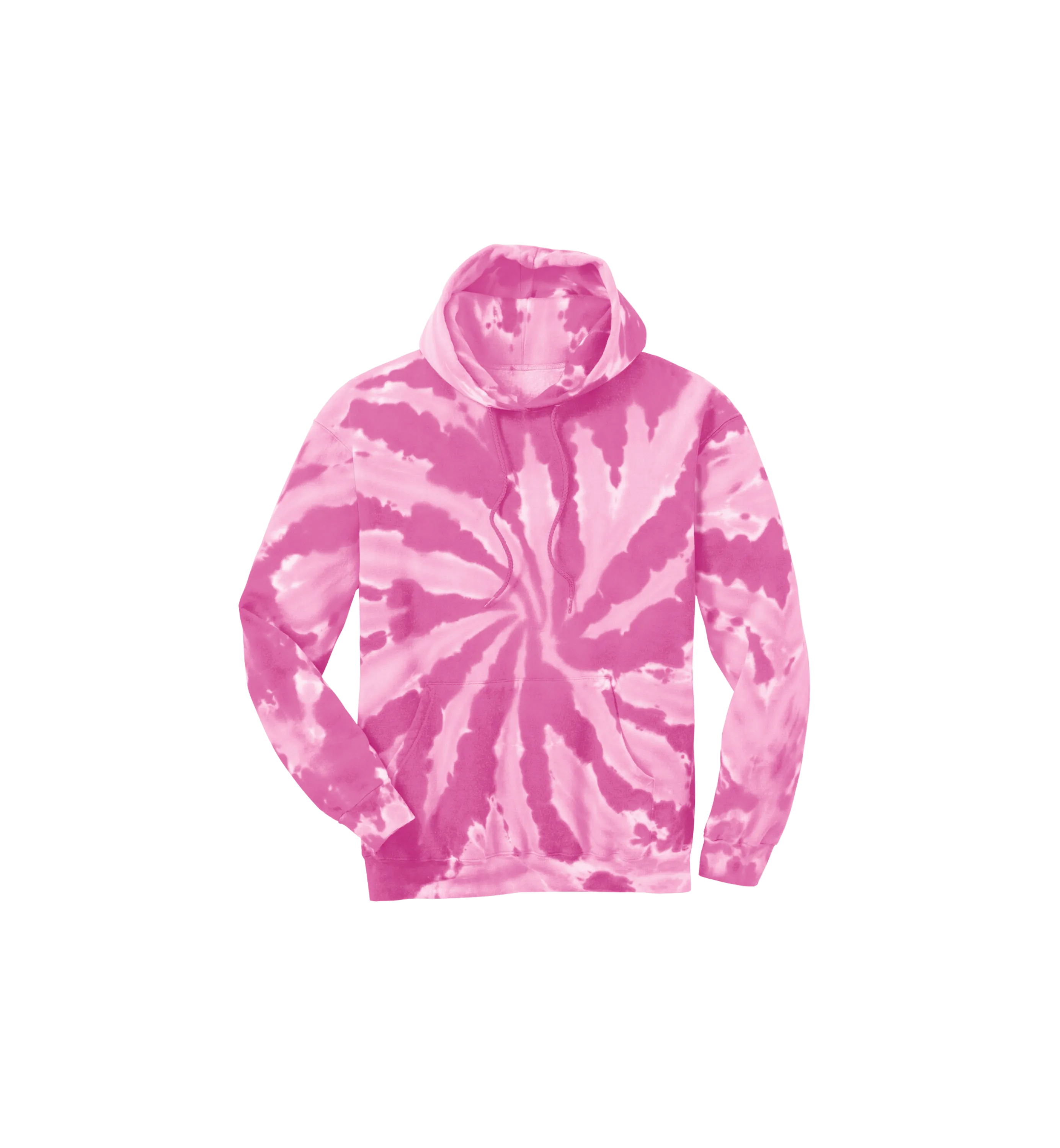 Custom Print Tie-Dye Pullover Hooded Sweatshirt