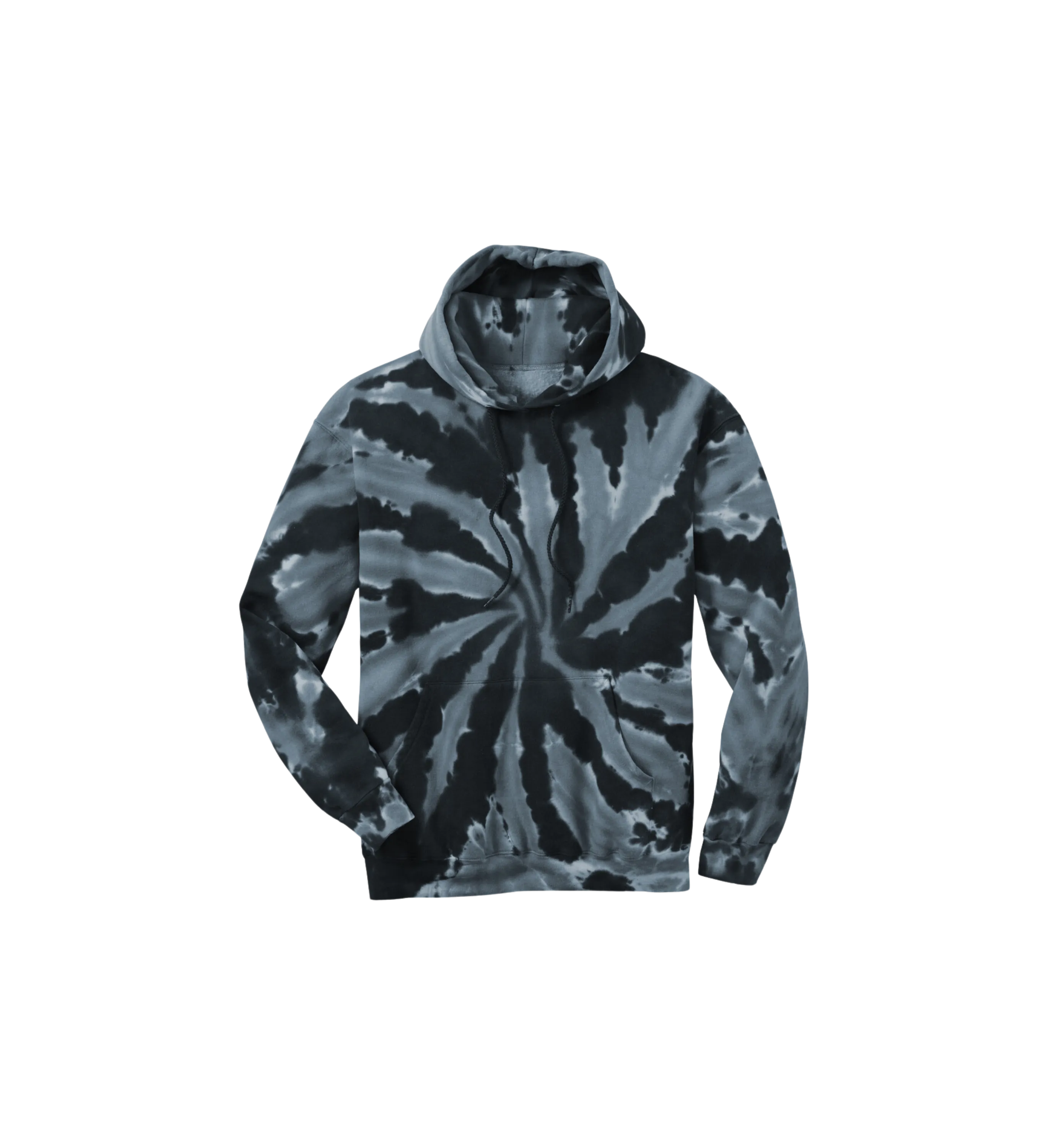 Custom Print Tie-Dye Pullover Hooded Sweatshirt