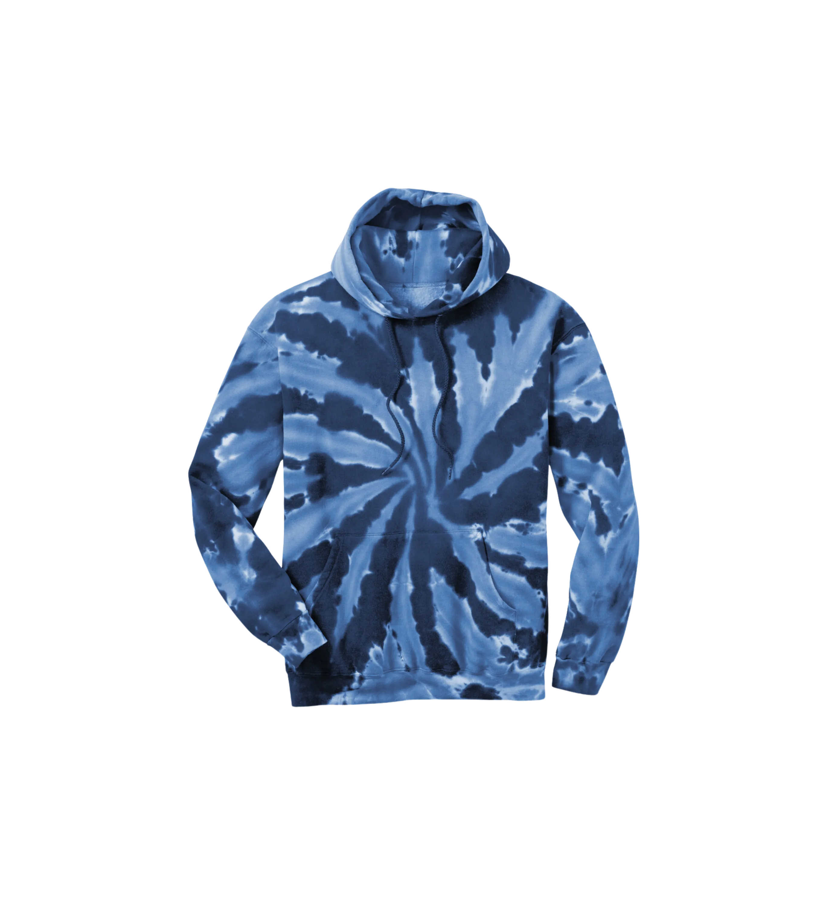 Custom Print Tie-Dye Pullover Hooded Sweatshirt