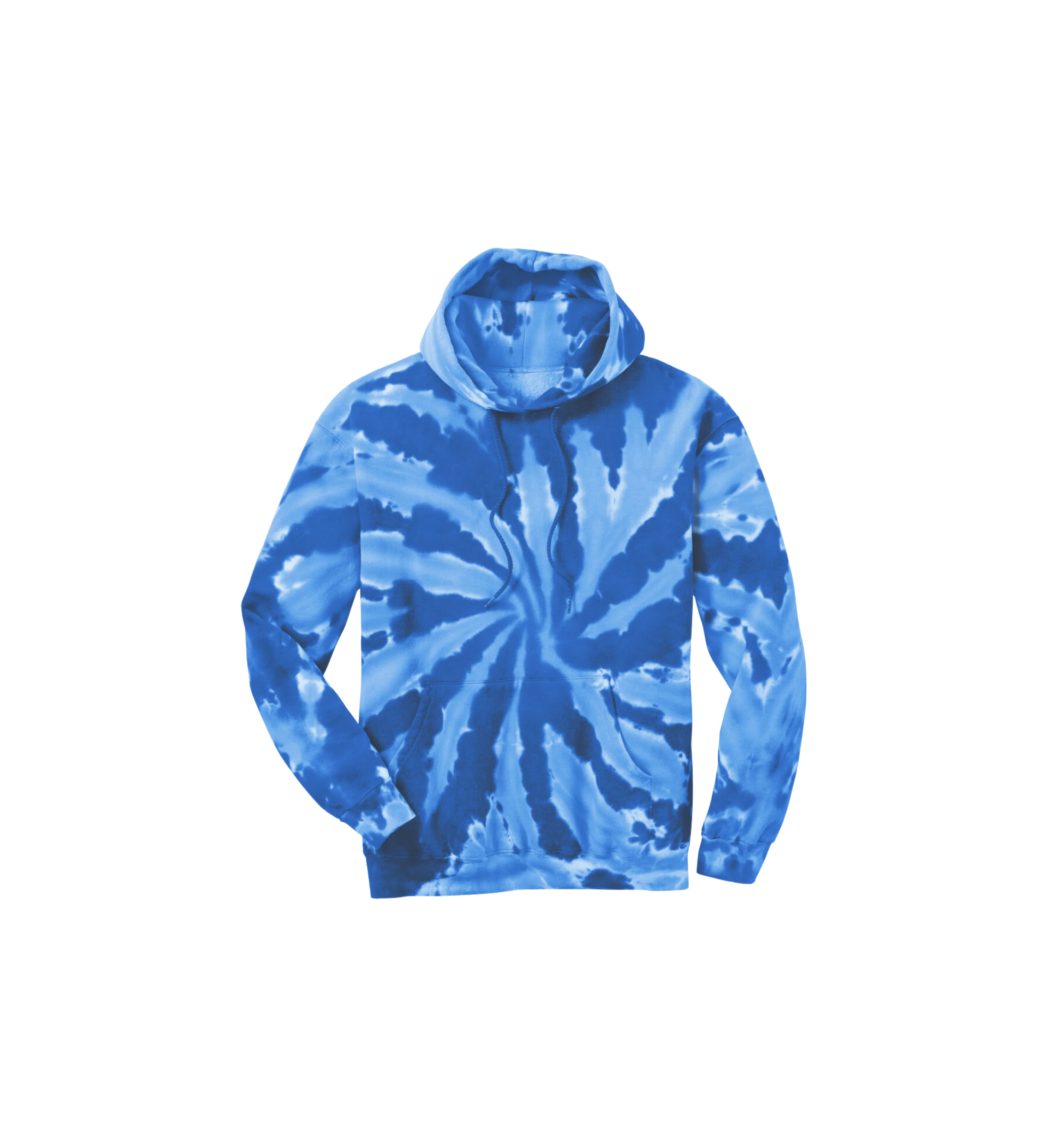 Custom Print Tie-Dye Pullover Hooded Sweatshirt