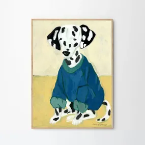 Dalmatian in Sweatshirt Print 70Cm X 100Cm
