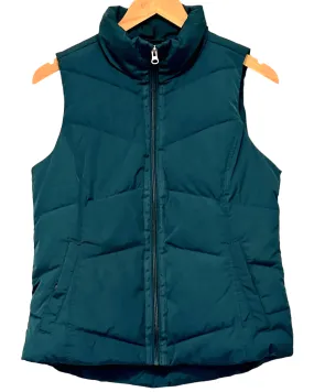Dark Autumn Jasper Green Down Puffer Vest