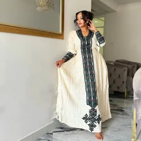 Darker Design Ethiopian Traditional Dress Cultural Habesha Kemis