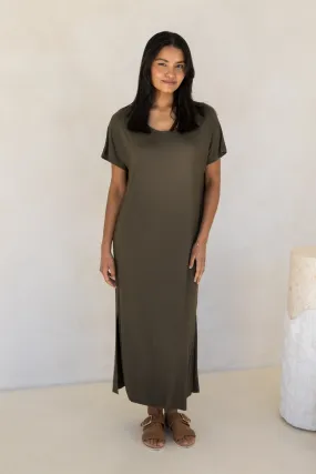 Destiny Dress | Moss Green