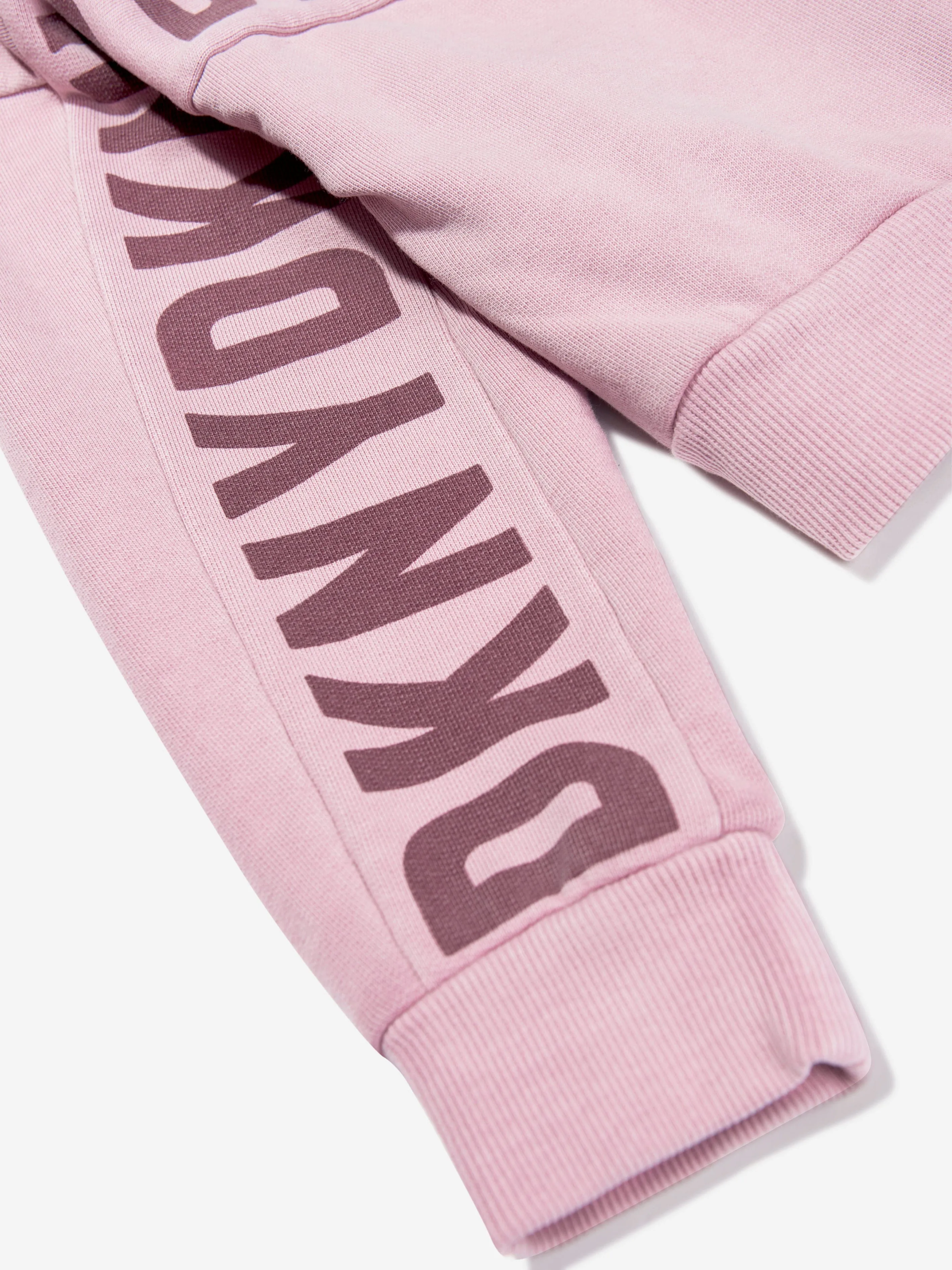 DKNY Girls Logo Sweatshirt in Purple