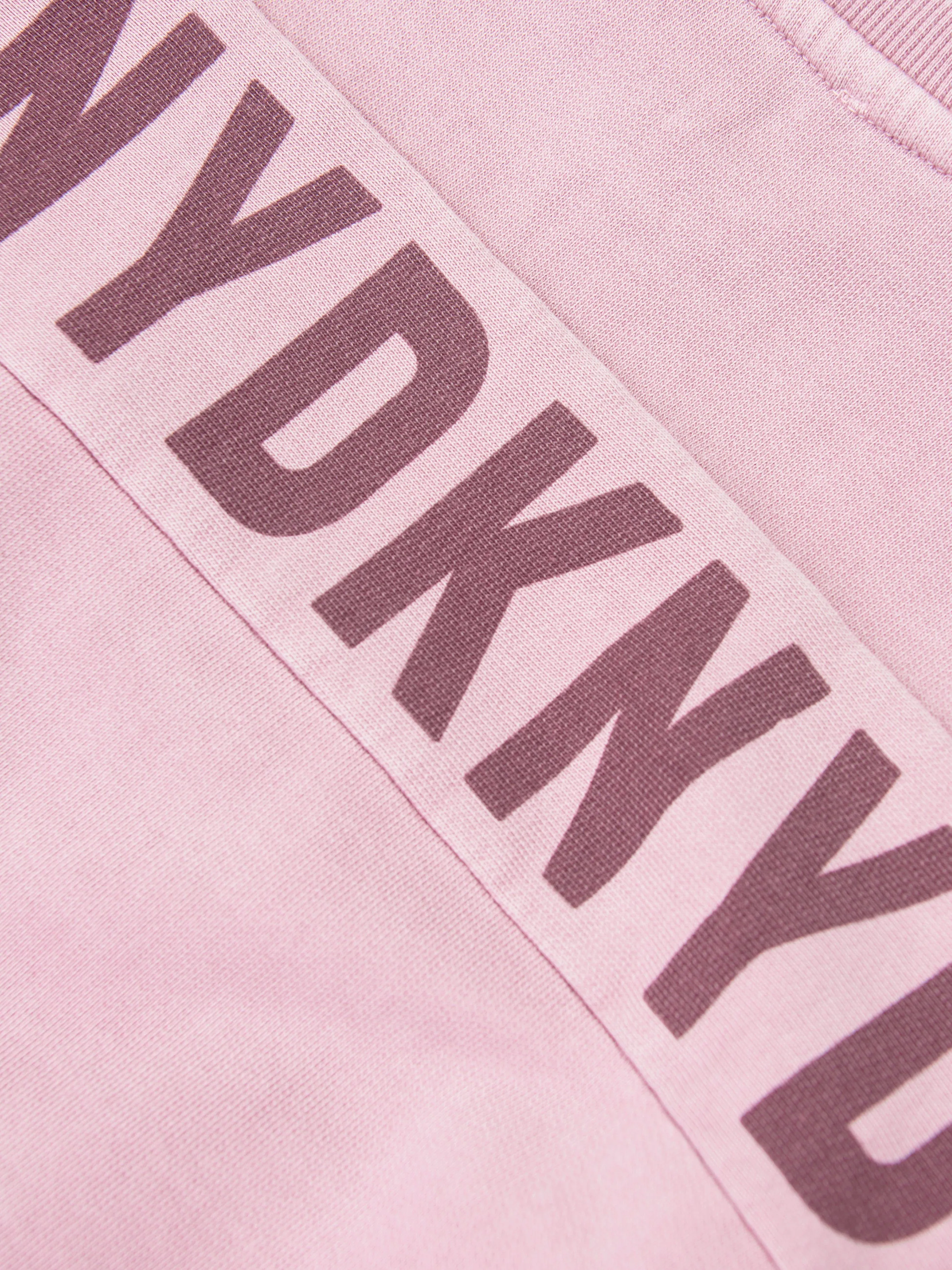 DKNY Girls Logo Sweatshirt in Purple