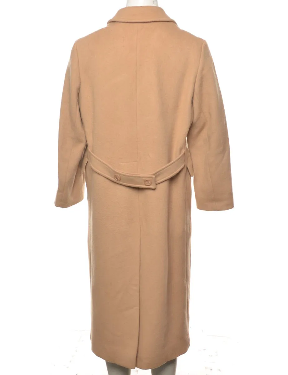 Double Breasted Wool Coat - XL