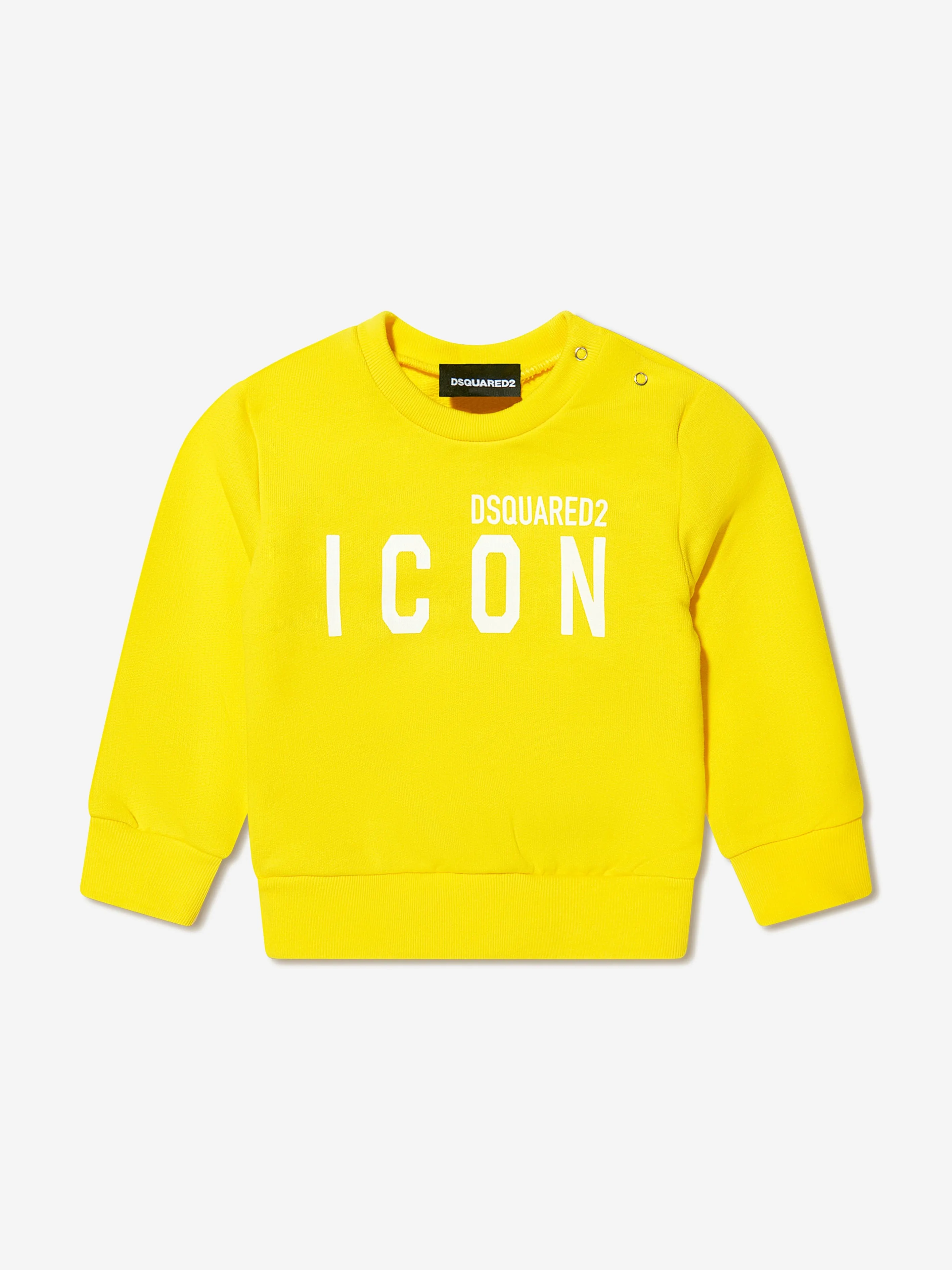 Dsquared2 Baby Icon Sweatshirt In Yellow