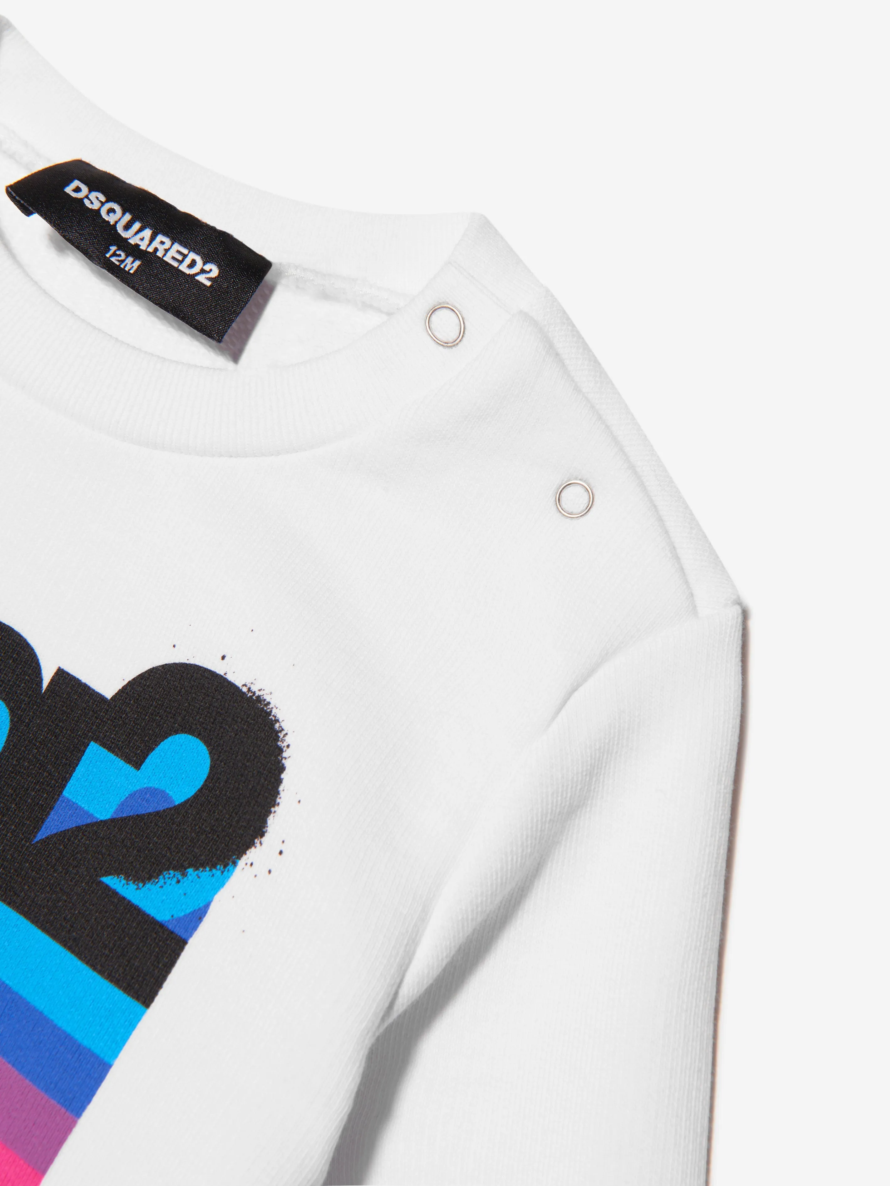 Dsquared2 Baby Rainbow Logo Sweatshirt