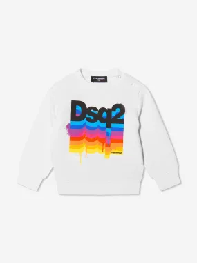 Dsquared2 Baby Rainbow Logo Sweatshirt