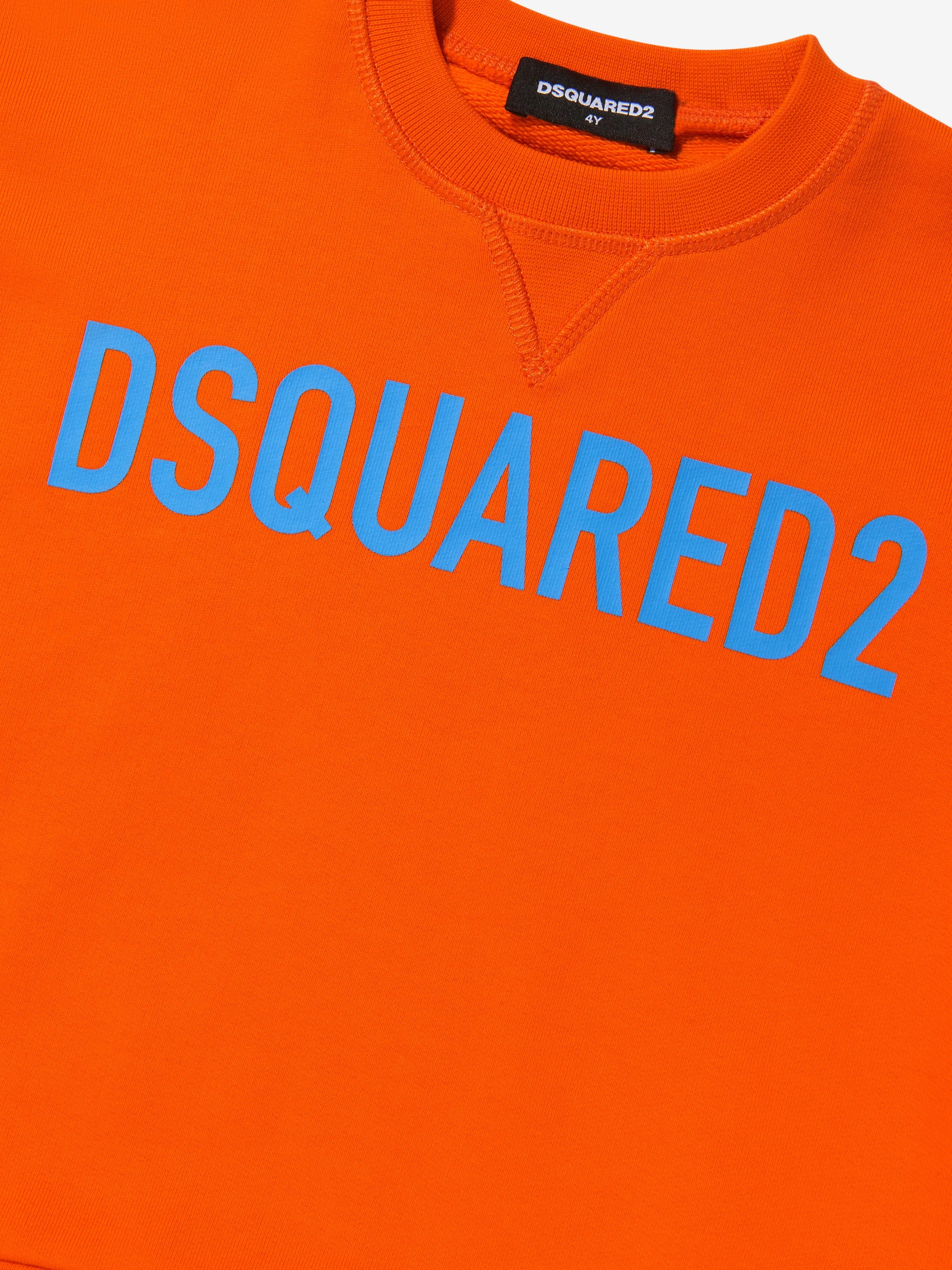 Dsquared2 Kids Slouch Fit Logo Chest Sweatshirt