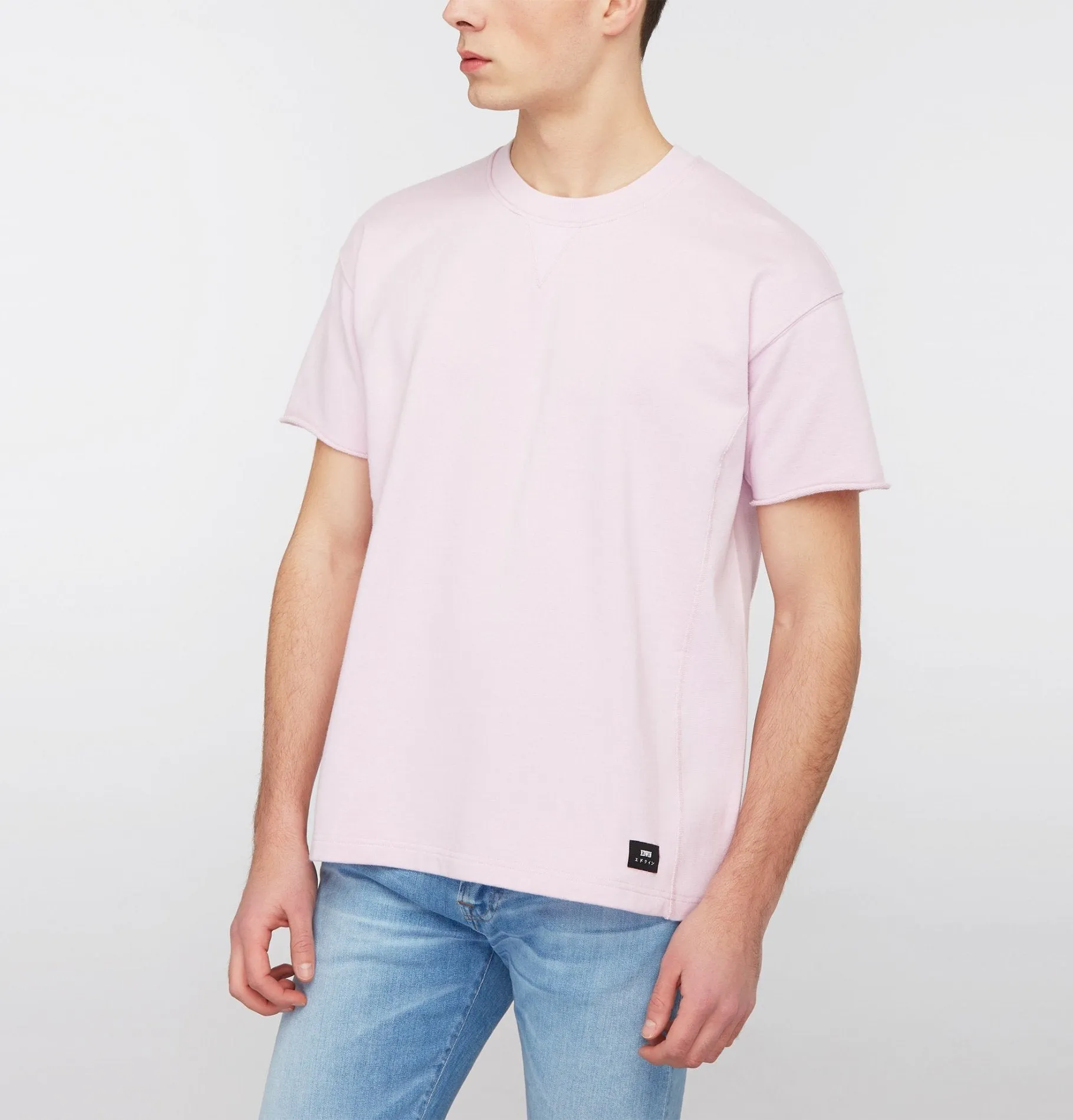 Edwin Crew Sweat SS – Pink