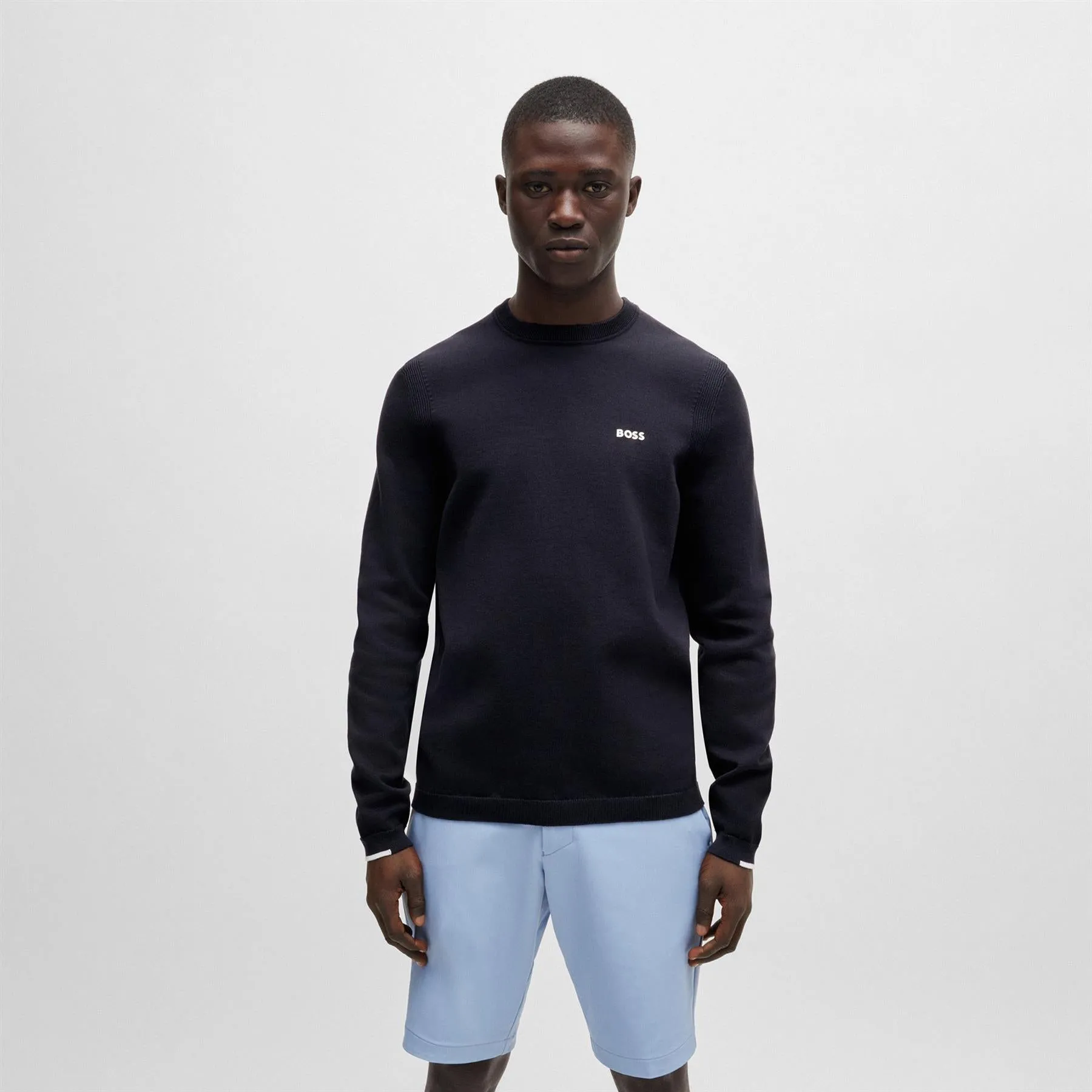 Ever Cotton Crew Neck Sweatshirt Dark Blue - 2024