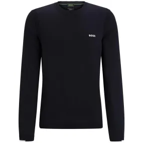 Ever Cotton Crew Neck Sweatshirt Dark Blue - 2024