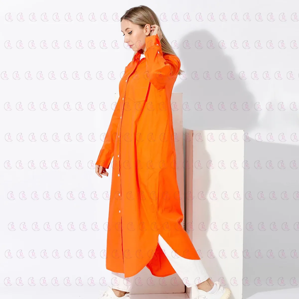 Extra Long Oversized Shirt - Dress Shirt