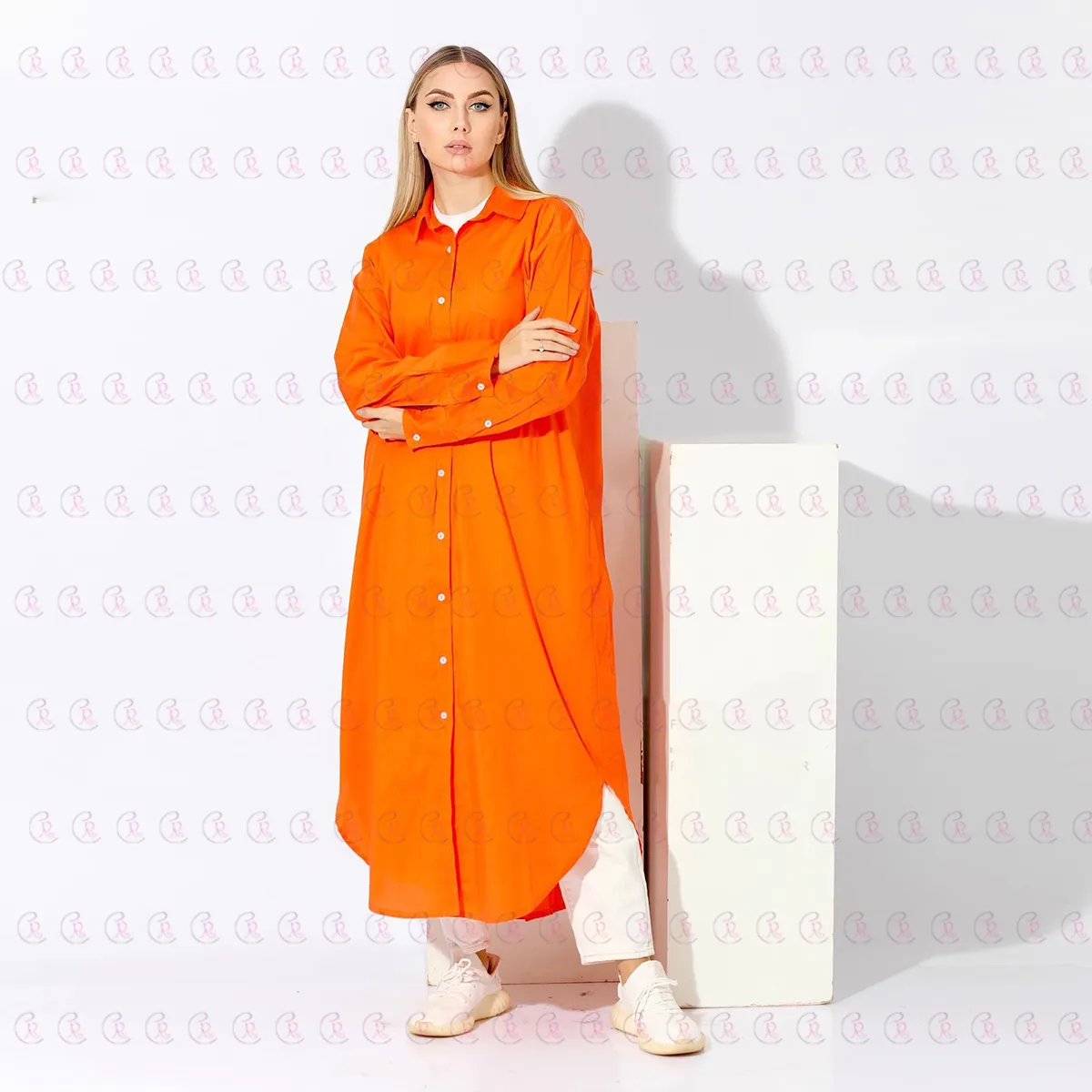 Extra Long Oversized Shirt - Dress Shirt