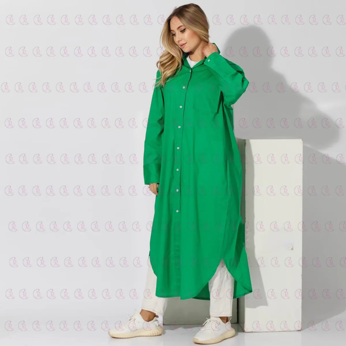 Extra Long Oversized Shirt - Dress Shirt