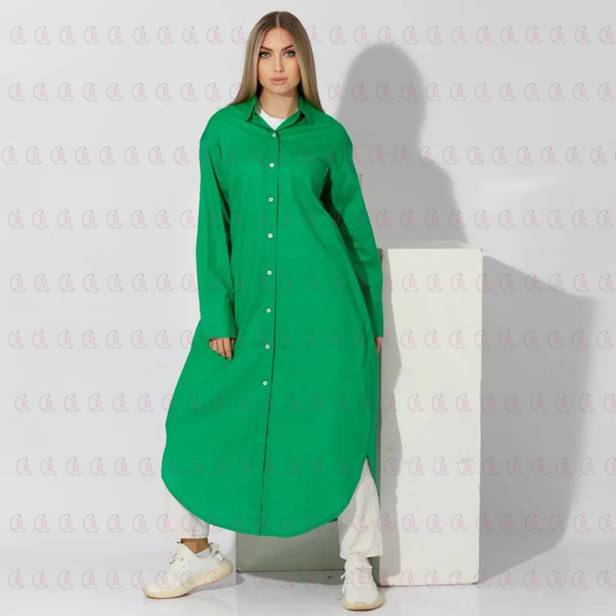 Extra Long Oversized Shirt - Dress Shirt