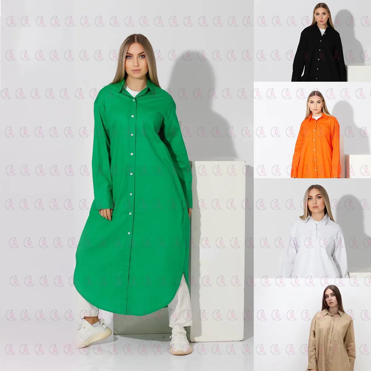 Extra Long Oversized Shirt - Dress Shirt