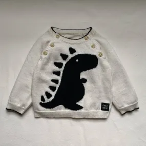 Fable & Bear: Dinosaur - Knitted Kids Jumper