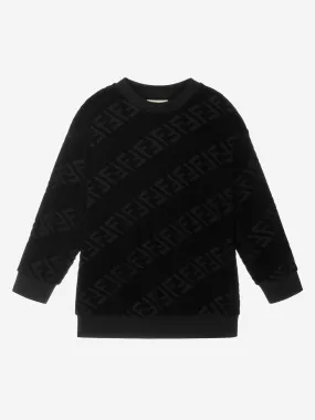 Fendi Boys Cotton FF Logo Sweatshirt