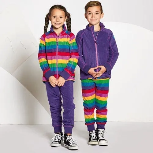 Fleece Jacket: Aubergine