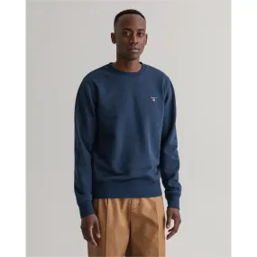 GANT Original Crew Neck Sweatshirt 2046072 - Marine Melange