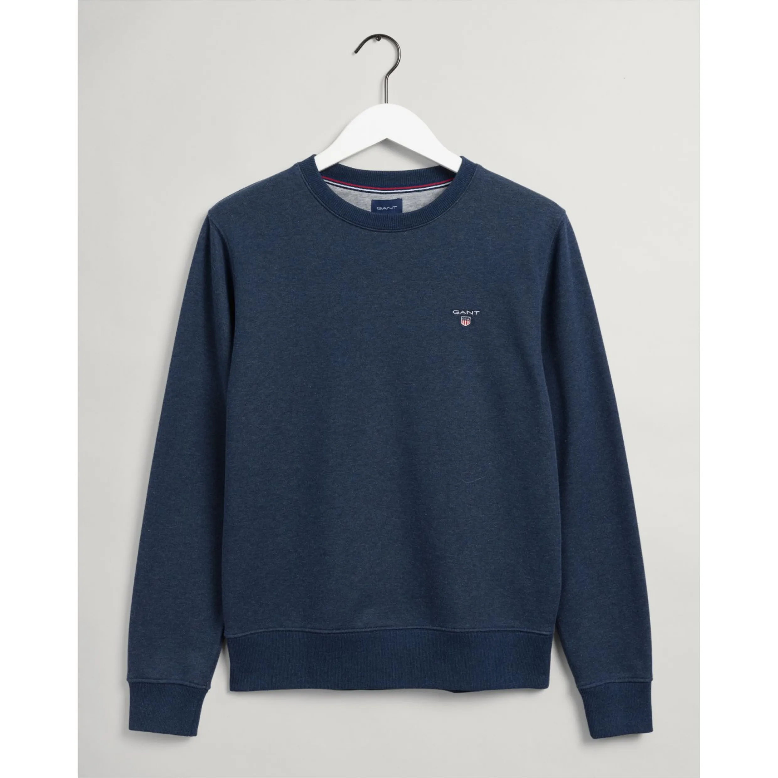 GANT Original Crew Neck Sweatshirt 2046072 - Marine Melange
