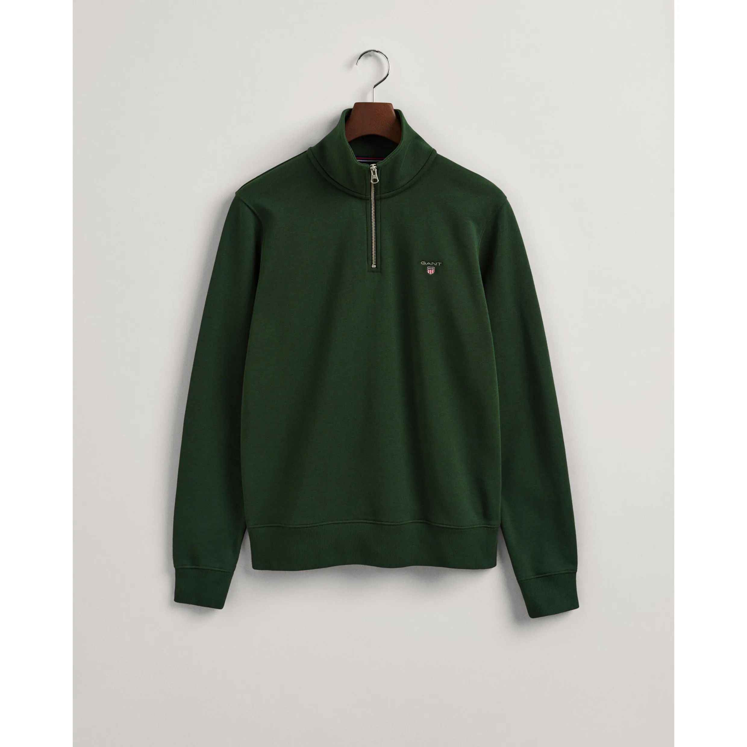GANT Original Half-Zip Sweatshirt 2038014 - Storm Green