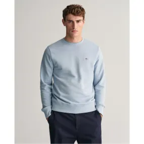 GANT Shield Crew Neck Sweatshirt Dove Blue 2006065