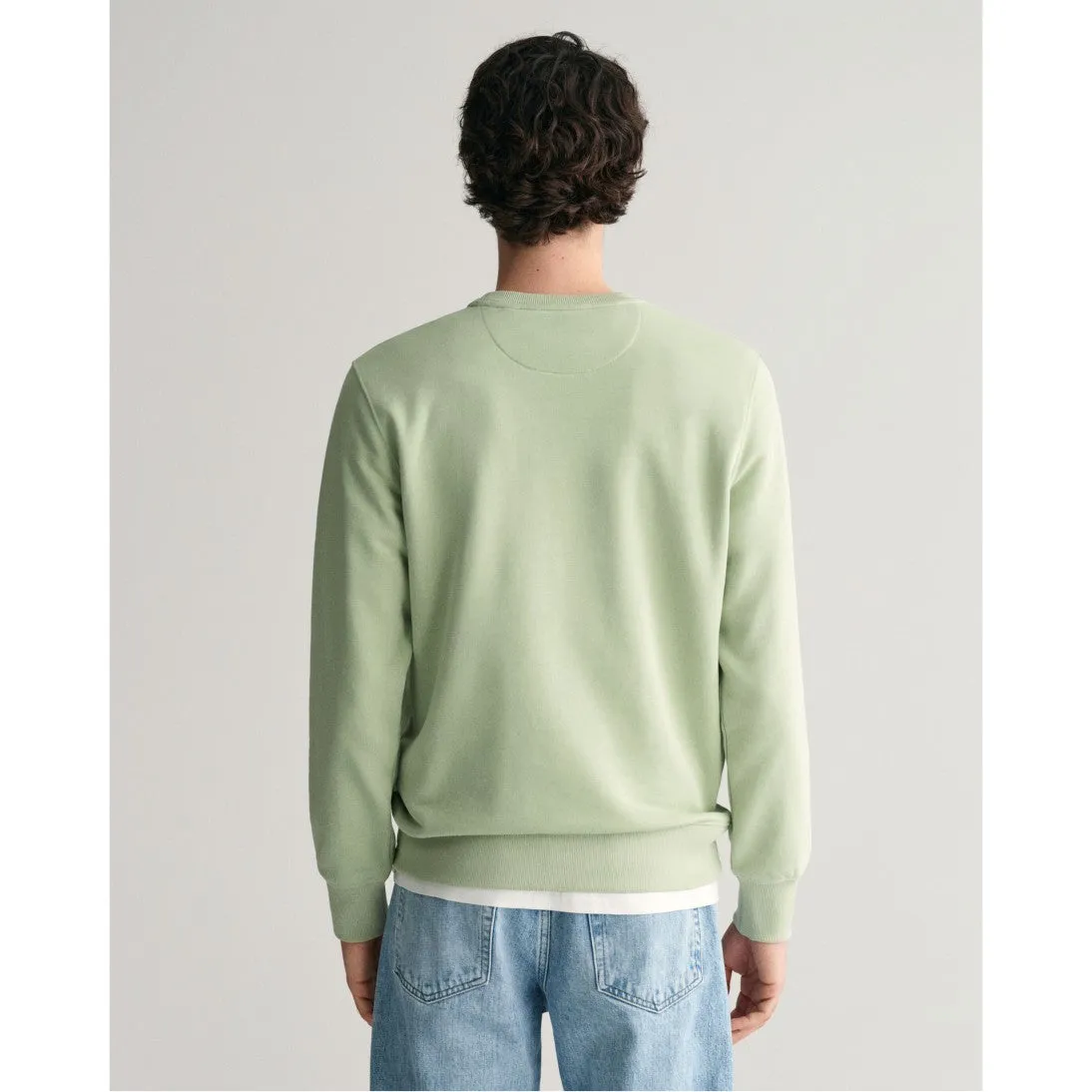 GANT Shield Crew Neck Sweatshirt Milky Matcha 2006065