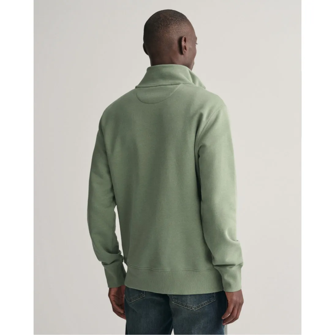 GANT Shield Half-Zip Sweatshirt 2008005 Dry Green