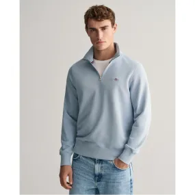 GANT Shield Half-Zip Sweatshirt Dove Blue 2008005