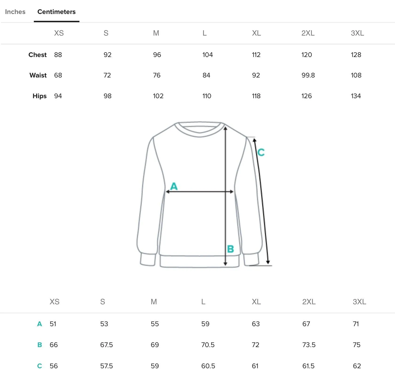 Girlz® All-Over Unisex Sweatshirt