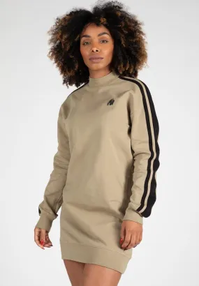 Gorilla Wear Isabella Sweatshirt Dress - Beige