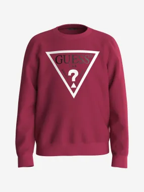 Guess Boys Logo Sweatshirt in Red