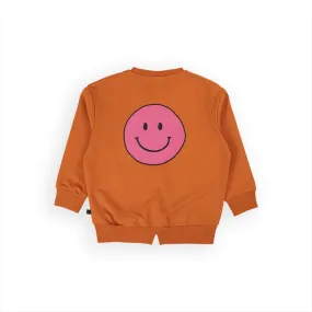 Happy Face Pink Sweater