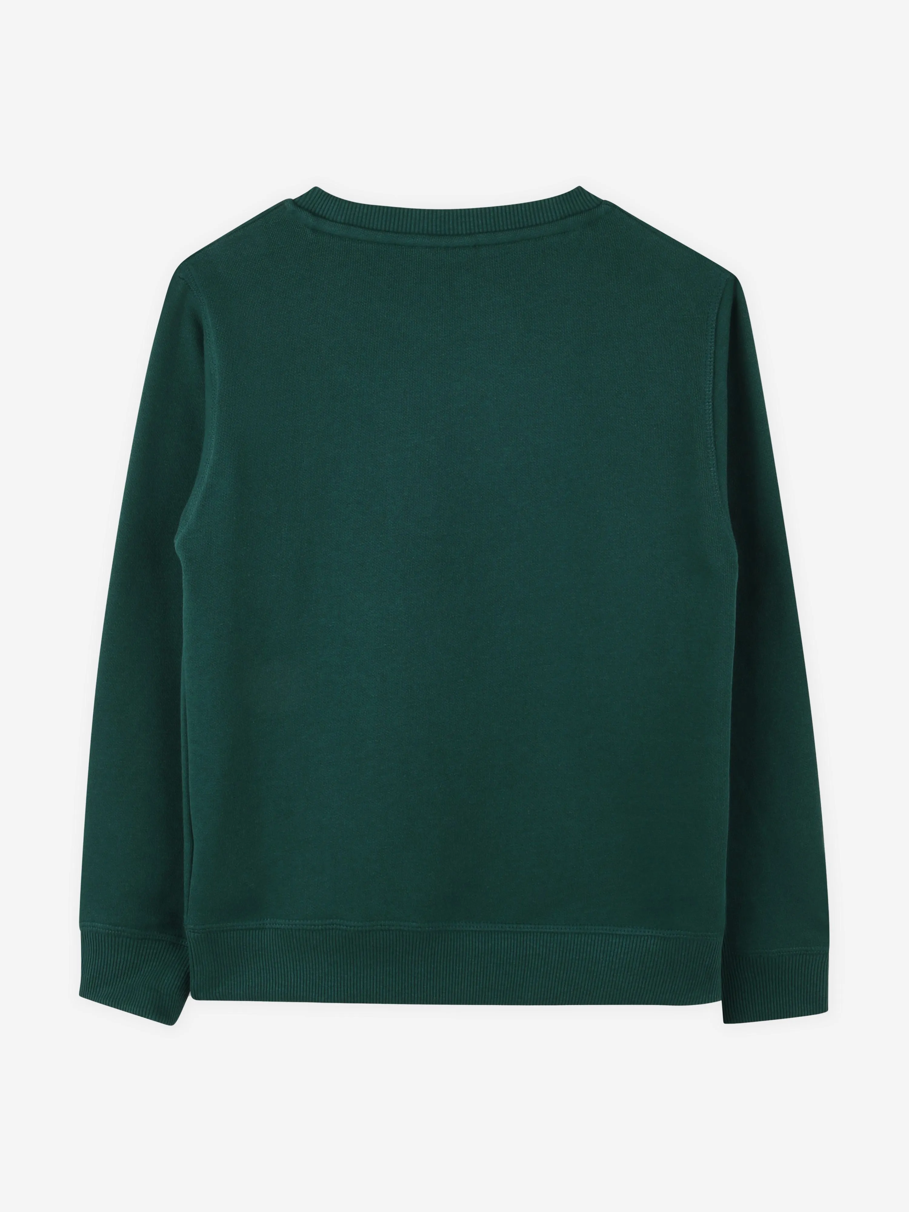 Hugo Boys Logo Print Sweatshirt in Green