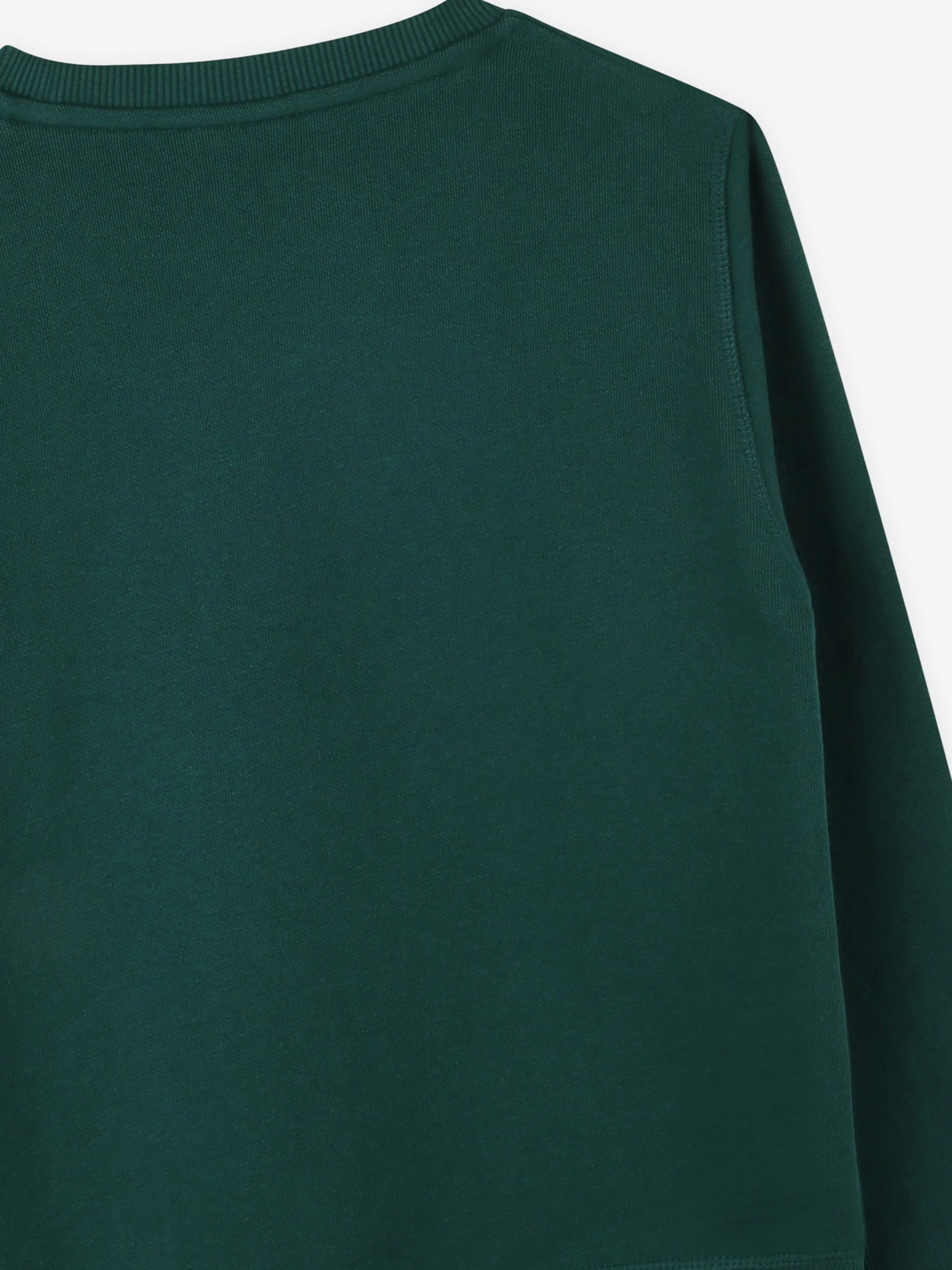 Hugo Boys Logo Print Sweatshirt in Green
