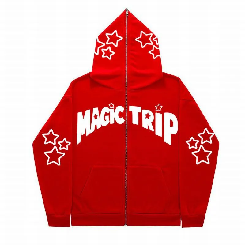 INSTOCK - 2023 cross-border full face zipper sweatshirt