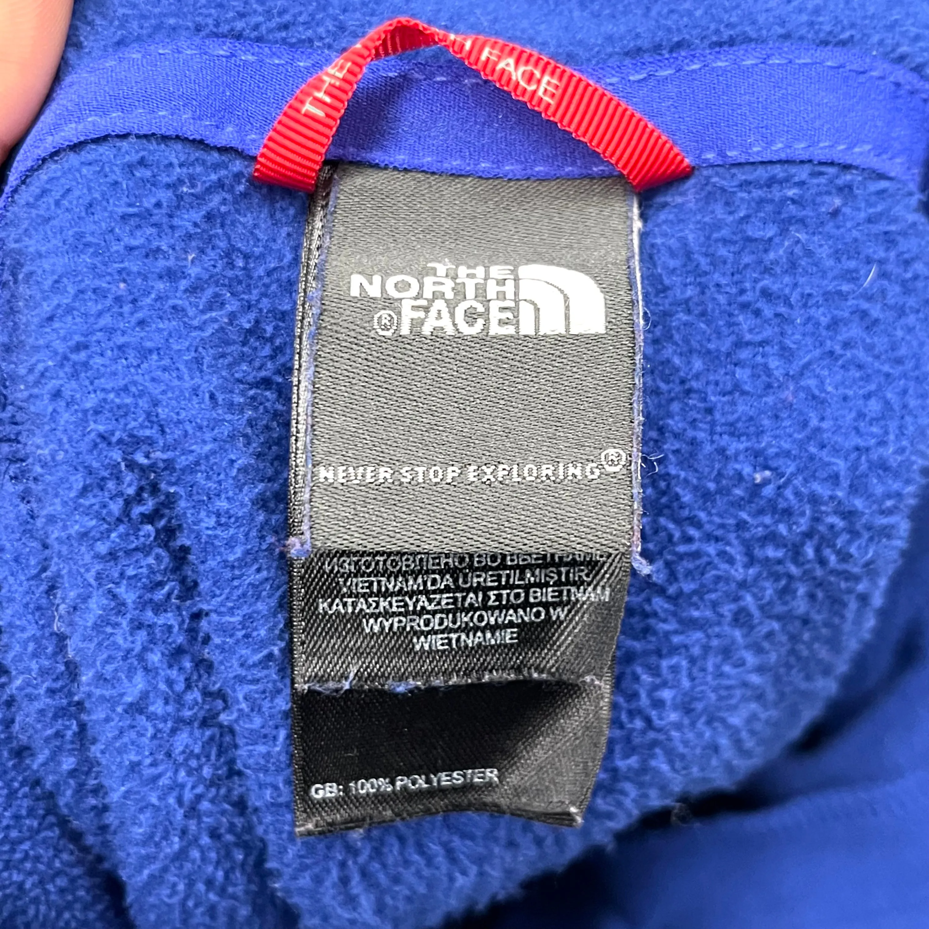Jacket Fleece By The North Face In Blue, Size: M