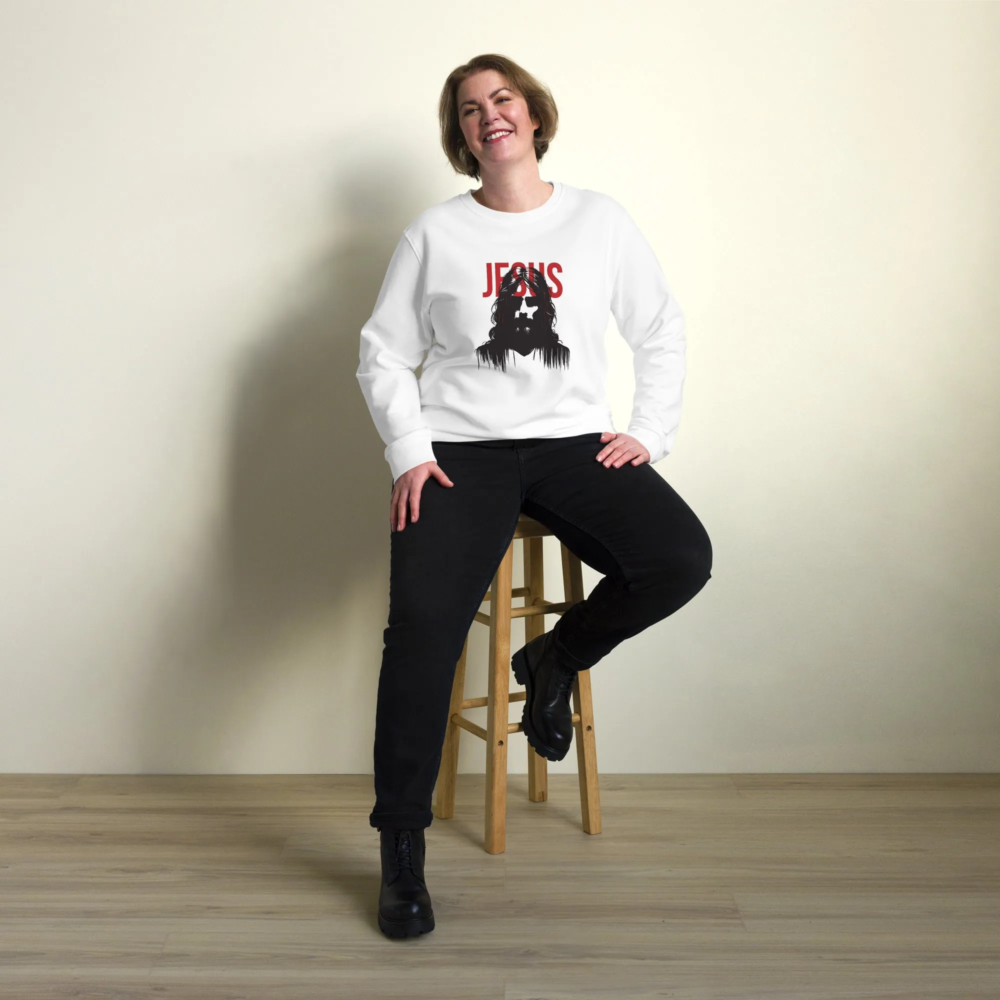 Jesus Graphics Women Organic Sweatshirt